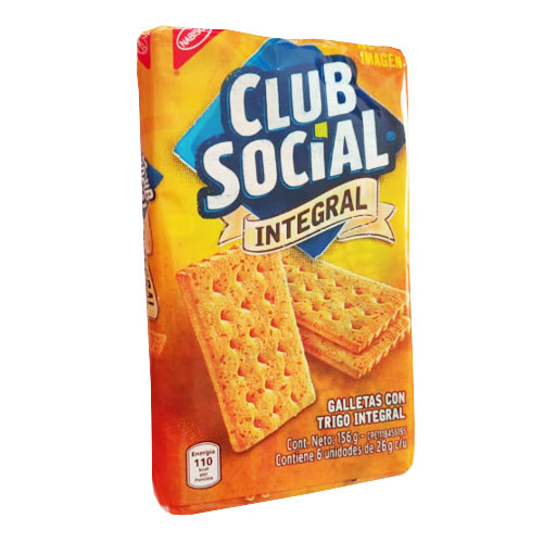 Galletas Club Social Integral 156g 6 Unidades