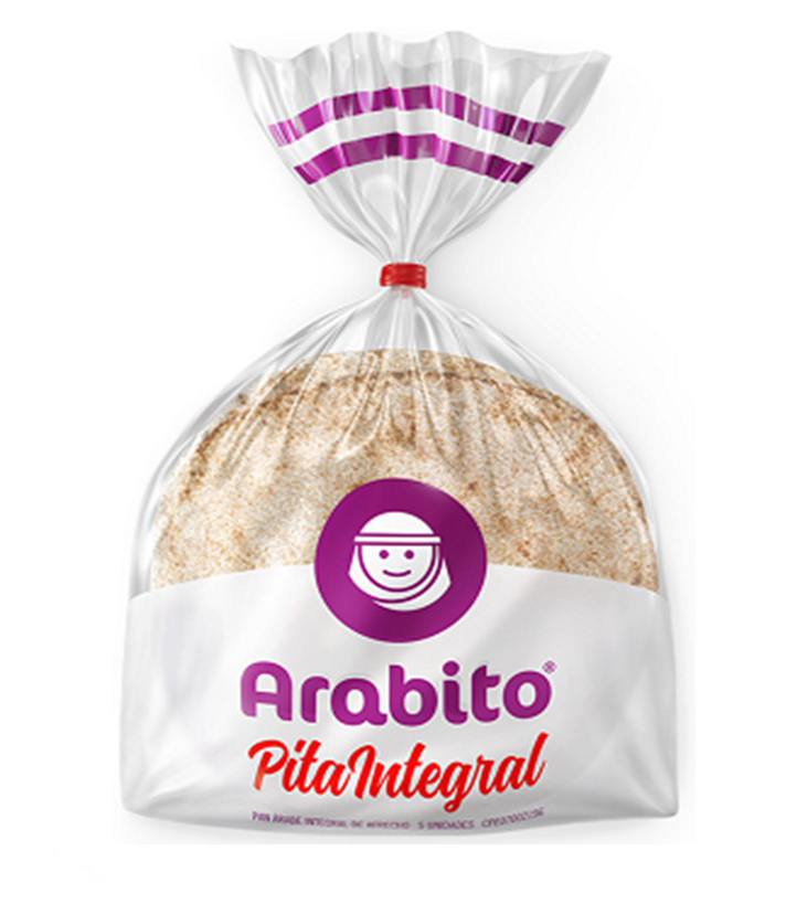 Pan Pita Integral Arabito 5 Unidades