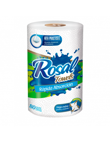 Toallin  Multiusos Rosal Towels 80 Hojas