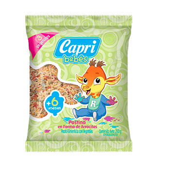 Pastina en Forma de Arrocitos Para Bebes Capri 250g