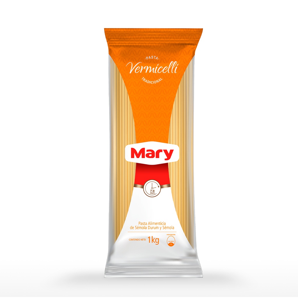 Pasta Tradicional Vermicelli Mary 1 Kg