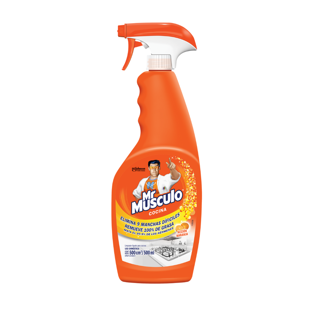 Mr. Musculo Limpieza Poderosa para Cocina Fragancia a Naranja 500ml