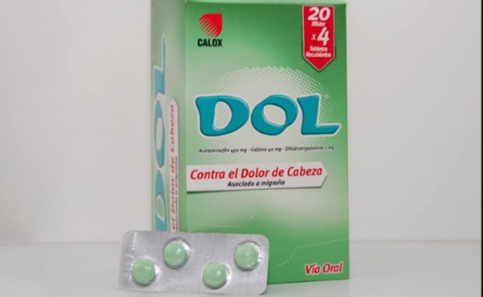 Dol 4 Tabletas 450mg Calox (Blister)