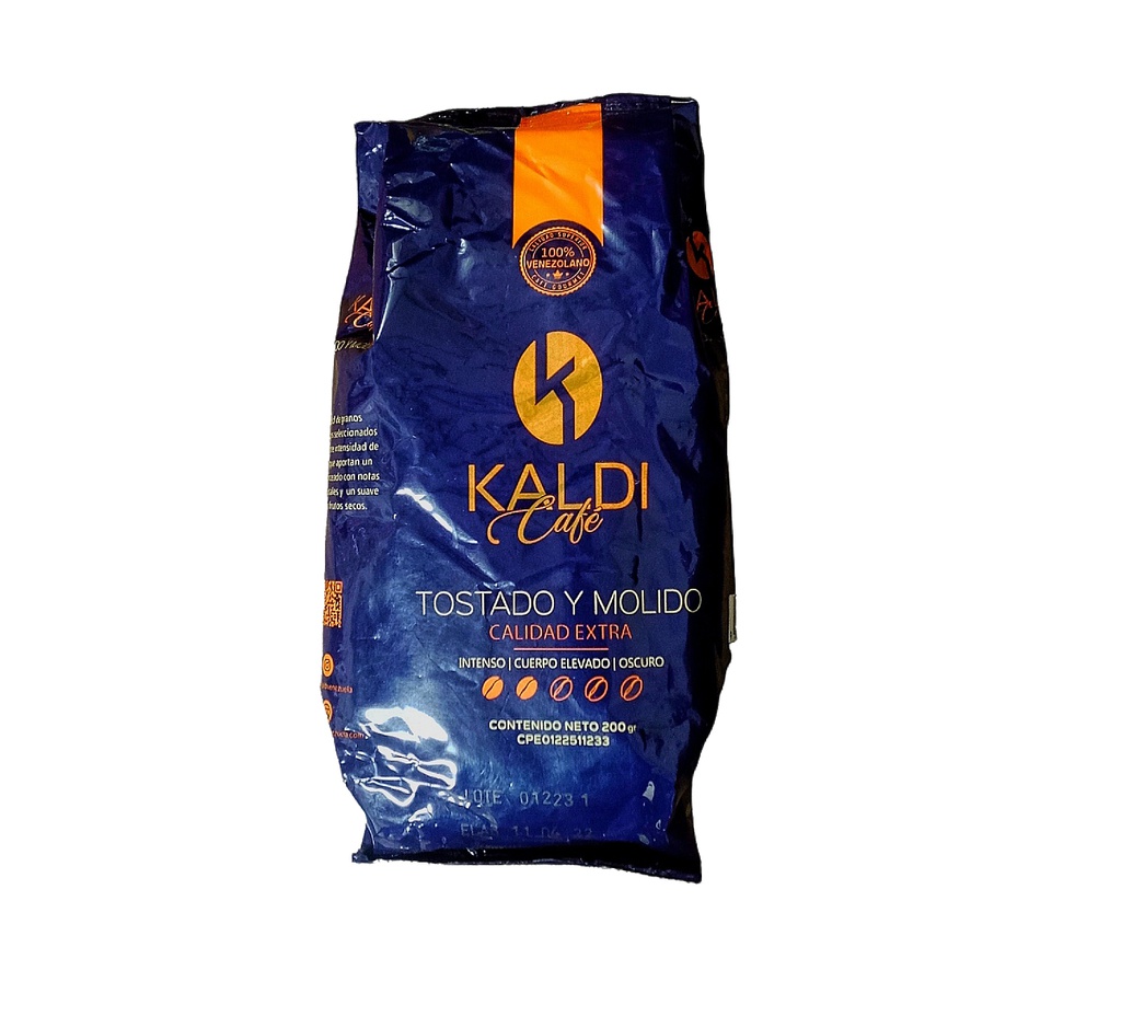 Café Tostado y Molido Calidad Extra Kaldi 200gr