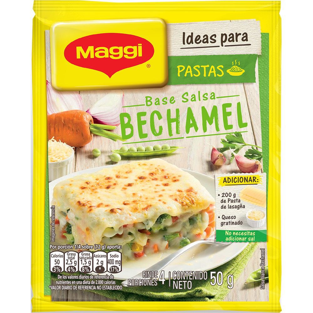 Base Salsa Bechamel para pasta 50gr maggi