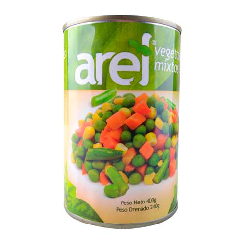 Vegetales Mixtos 400gr Arel