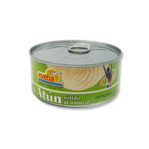 Atun Solido al Natural 170gr Eveba