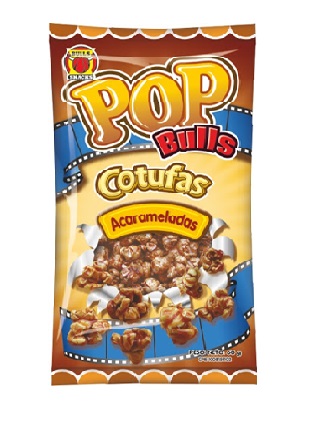 Cotufas Acarameladas 60gr Pop Bulls