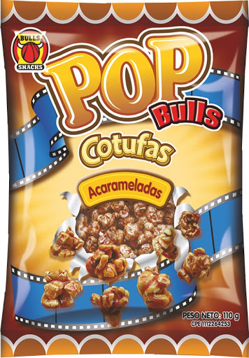 Cotufas Acarameladas 110gr Pop Bulls