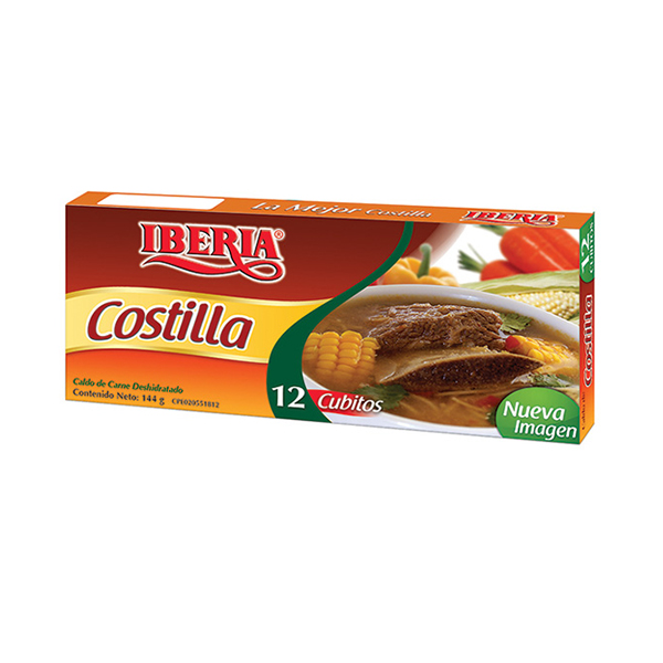 Cubito de Costilla Iberia 12 Und