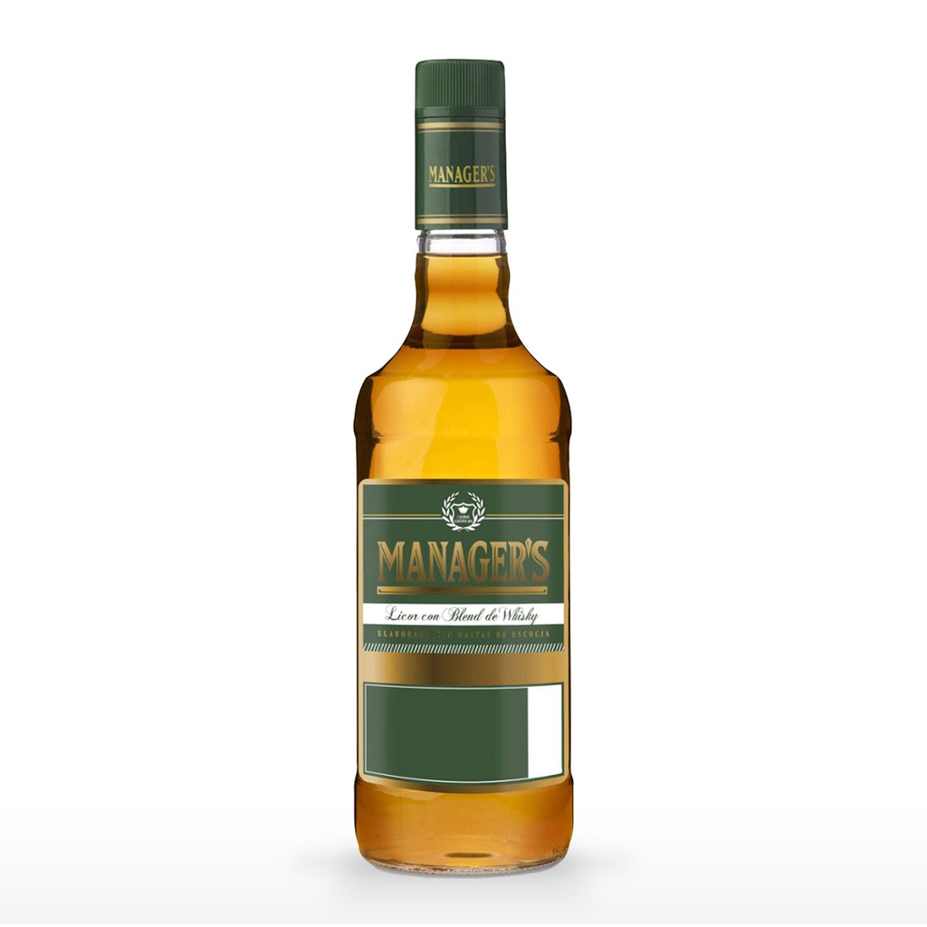 Licor con Blend de Whisky Manager's 1LT