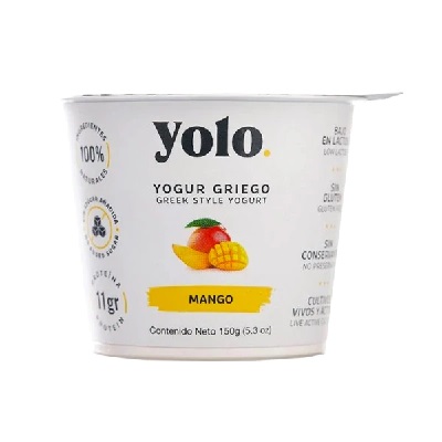 Yogurt Griego de Mango Yolo 150g