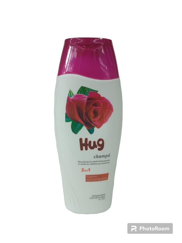 Champú 2 en 1 Pétalos de Rosa Hug 200ml