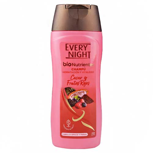 Champú Bio Cacao y Frutos Rojos Every Night 210ml