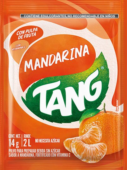 Bebida en Polvo Sabor a Mandarina Tang 20gr