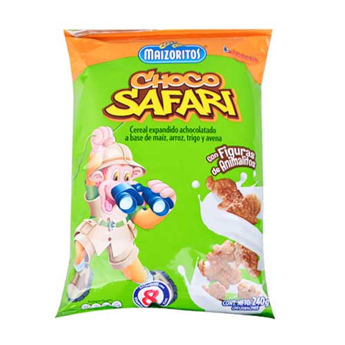 Cereal Achocolatado Choco Safari Maizoritos 240 g