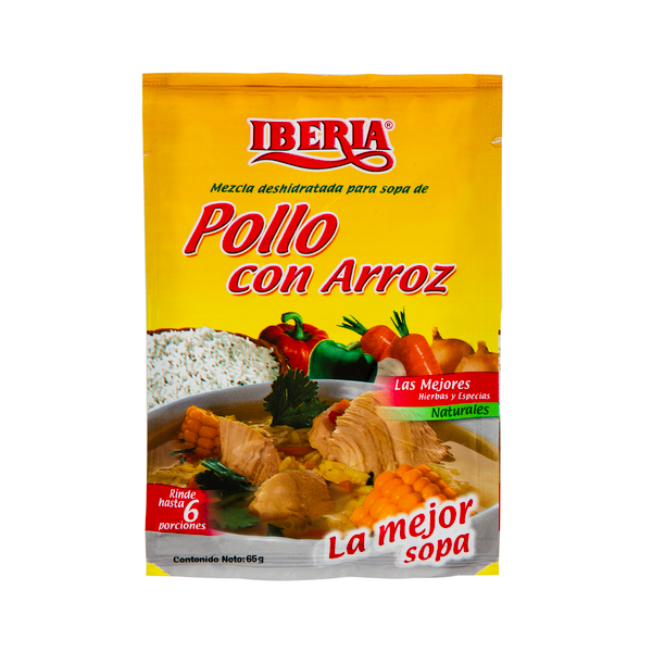 Mezcla Deshidratada de Pollo con Arroz 65g Iberia