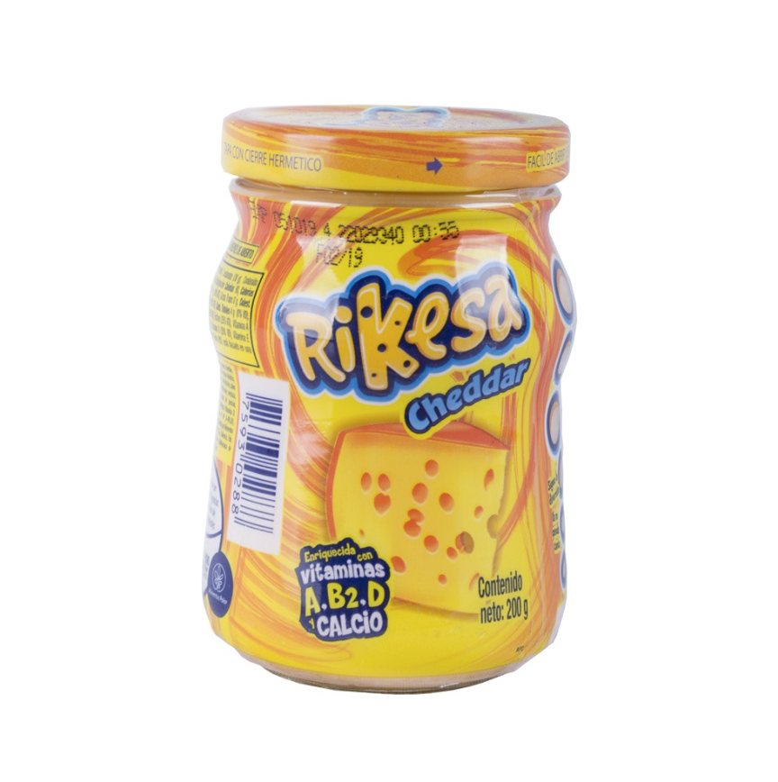 Queso Fundido Cheddar Rikesa 200 g