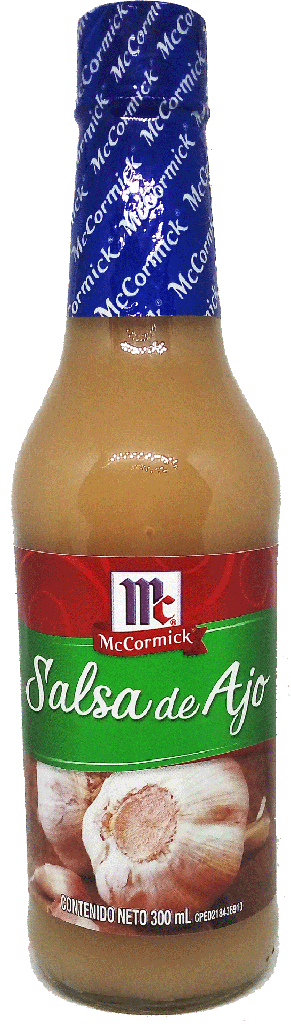 Salsa de Ajo Mc Cormick 300 cm3