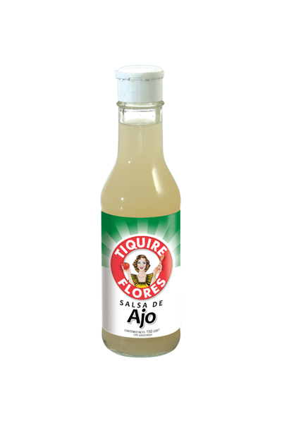 Salsa de Ajo Tiquire Flores 150Ml