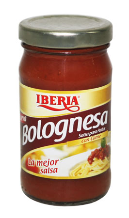 Salsa para Pasta con Carne Bolognesa Iberia 490 g