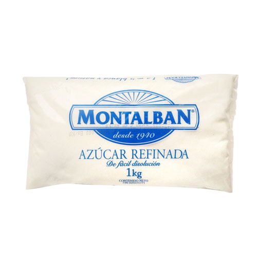 Azucar Refinada Plástico Montalban 1 Kg