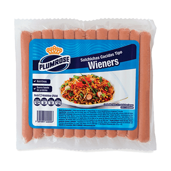 Salchicha Wieners Plumrose 480 g