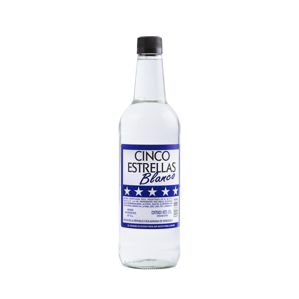 Ron Blanco Cinco Estrellas 0,70 L