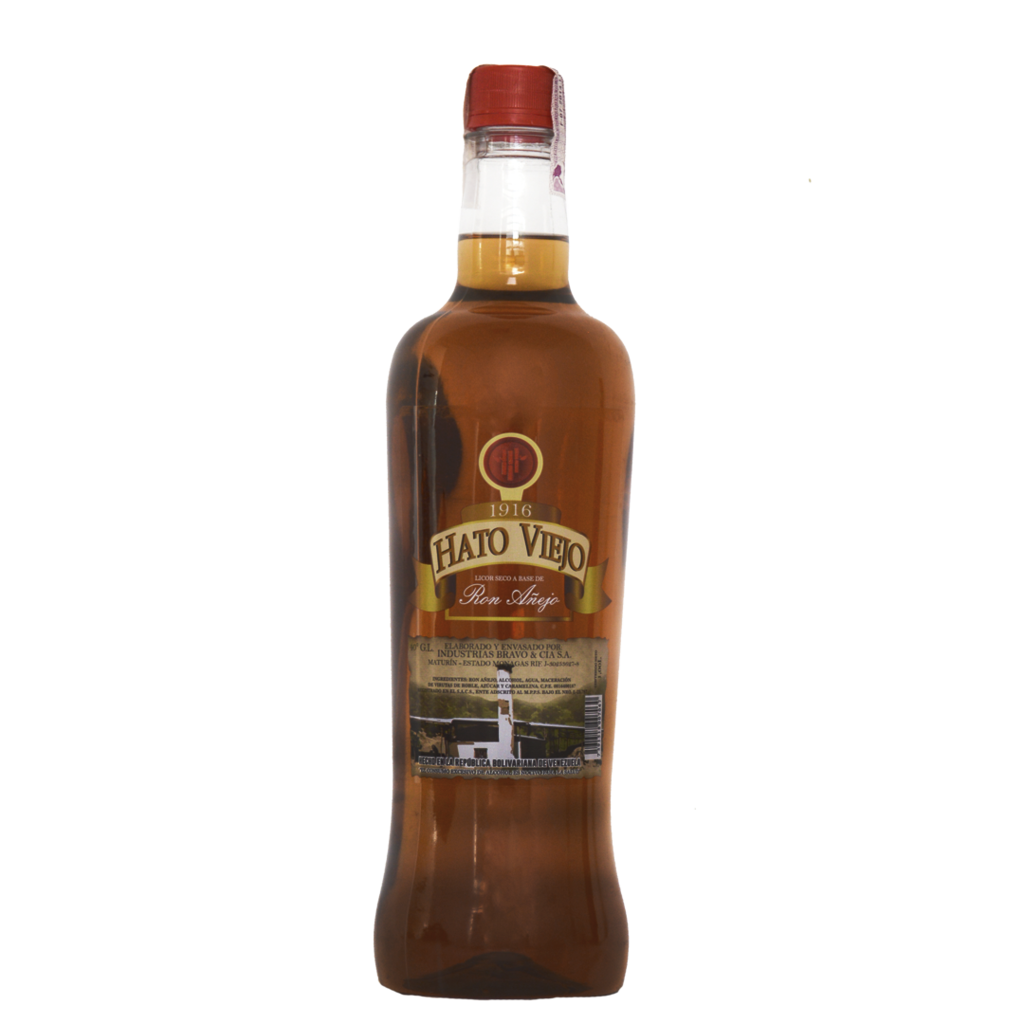 Licor Seco a base de Ron Añejo Hato Viejo 1L