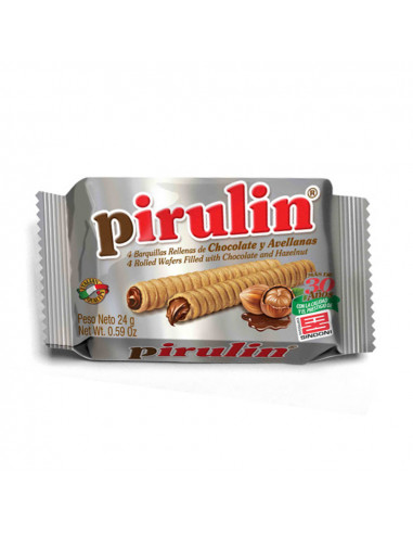 Pirulin de Chocolate y Avellanas 60 g