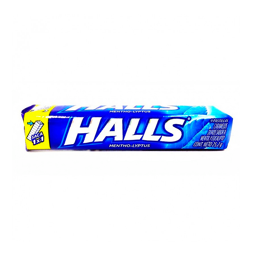Caramelos Halls Sabor a Menta 9 pastillas