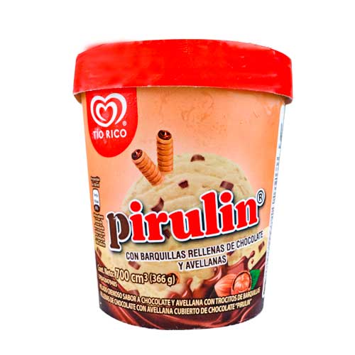 Helado Pirulin 700 cm3 Tico Rico