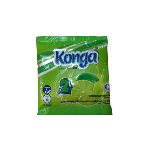 Bebida en Polvo Sabor Limón Konga 30 g