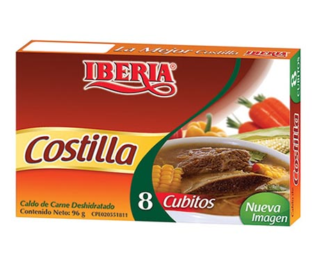 Cubito Costilla Iberia 8 Und