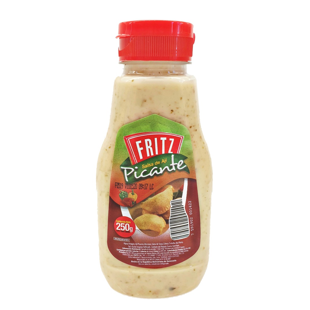 Salsa de Ají Picante Fritz 250 g