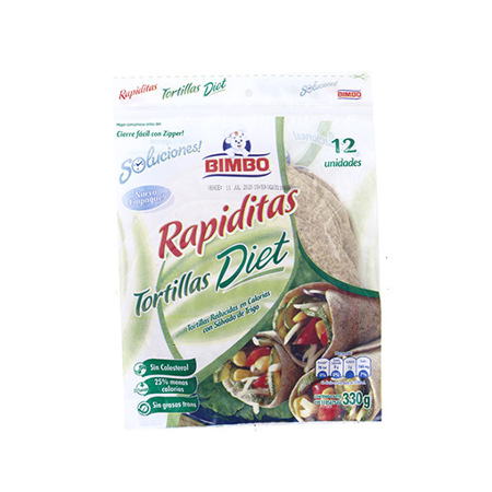 Tortillas Diet Rapiditas Bimbo 330g