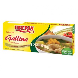 [007652] Cubito de Gallina 144 gr X 12 Unid Iberia