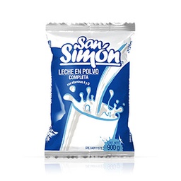 [7596914000388] Leche en Polvo Completa San Simón 900g