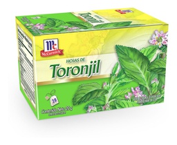 [7591141410108] Infusión Hojas de Toronjil McCormick 20 Unidades