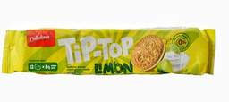 [7591164000331] Galletas Dulces Rellenas con Crema Sabor a Limón Tip-Top 80gr