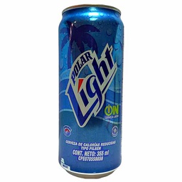 [7591446003821] Cerveza Ligera de Bajas Calorías Tipo Pilsen Polar Light ON 355ml