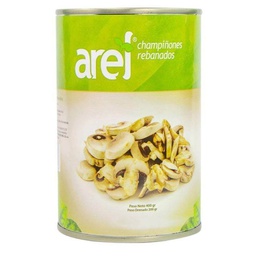 [7593222000666] Champiñones Rebanados 400gr Arel