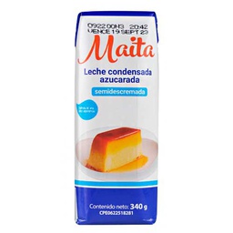 [7592396003787] Leche Condensada Azucarada Semidescremada Maita 340g