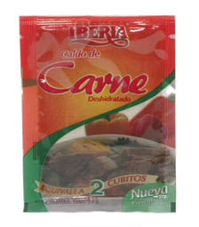 [7591221908211] Caldo de Carne Deshidratado en Sobre Iberia 24 g