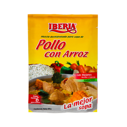 [7591221625231] Mezcla Deshidratada de Pollo con Arroz 65g Iberia