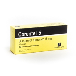 [7730698007168] Corentel 5mg x 30 Cápsulas ROEMMERS