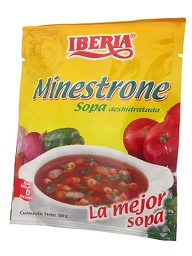 [7591221625187] Base Deshidratada para sopa Minestrone 65g Iberia