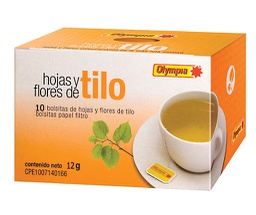 [7591221345603] Hojas y Flores de Tilo 10 Sobres Olympia 12 g