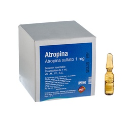 [7592633] Atropina sulfato 1mg/1ml I.V/I.M ampolla