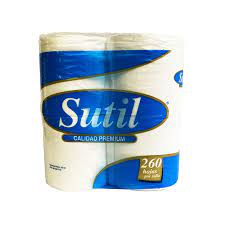 [7591169082530] Papel Higiénico Sutil 260 Hojas